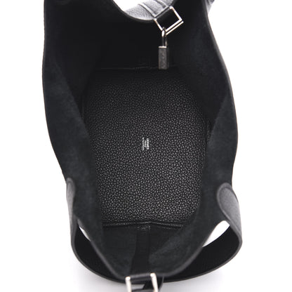 Hermes Taurillon Clemence Picotin Lock 22 MM Black 5 of 9