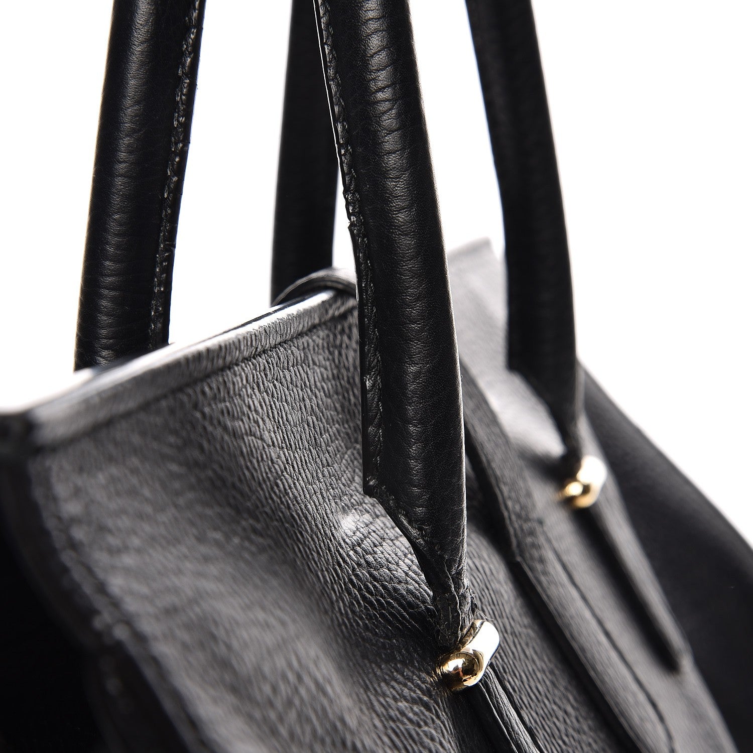 Balenciaga Grained Calfskin M Tube Round Tote Black 11 of 19