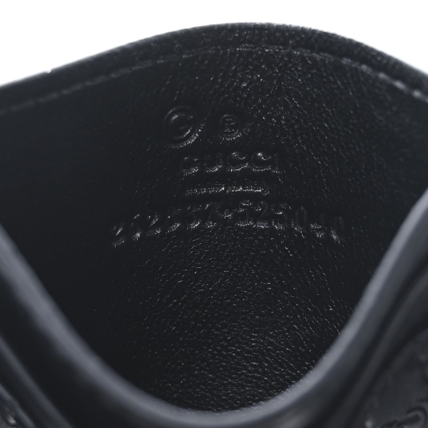 Microguccissima Card Holder Black