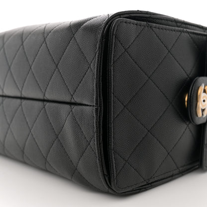 Chanel Caviar Quilted Small Chanel 25 Handbag Black 10 of 10
