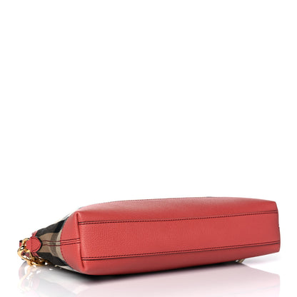Burberry Derby House Check Abingdon Convertible Clutch Cinnamon Red 3 of 8