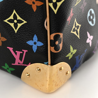Louis Vuitton Monogram Multicolor Speedy 30 Black 10 of 11