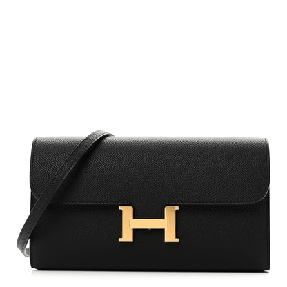 Hermes Epsom Constance Wallet To Go Black 1 of 8