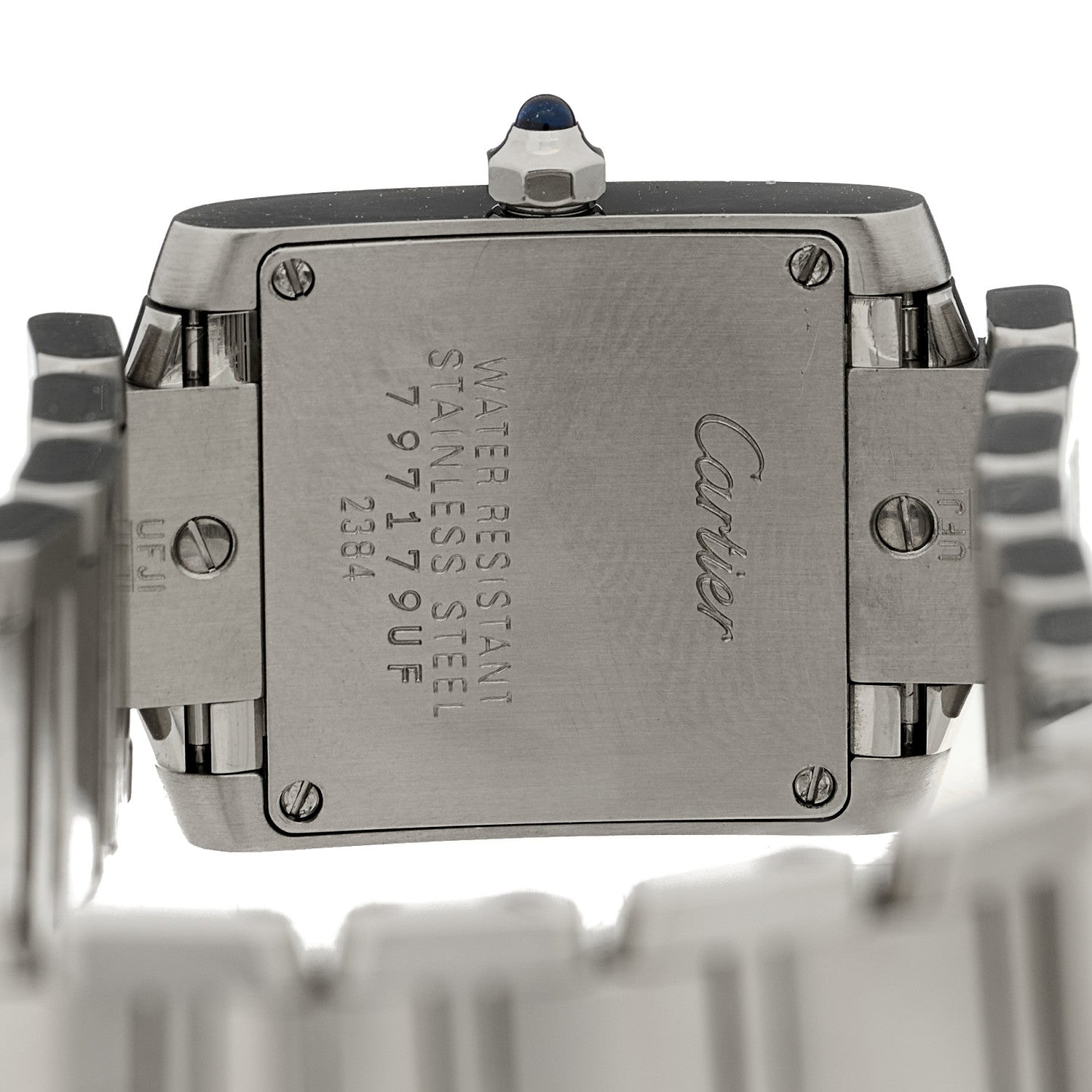 Cartier Stainless Steel 20mm Tank Francaise Quartz Watch 4 of 4