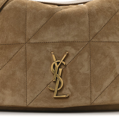 Saint Laurent Suede Matelasse Monogram Medium Jamie 4.3 Golden Leaf 8 of 10