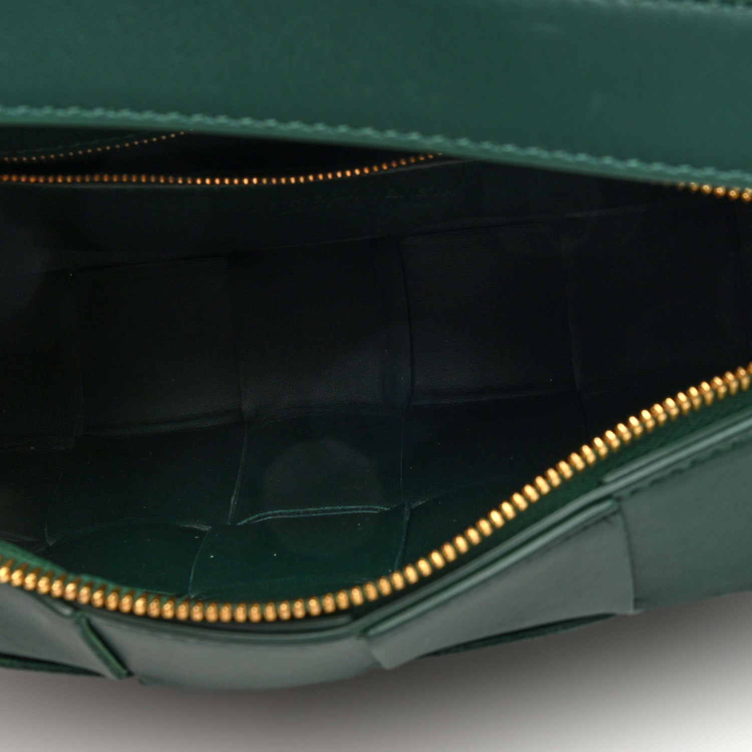 Bottega Veneta Lambskin Maxi Intrecciato Brick Cassette Bag Raintree Green 5 of 9