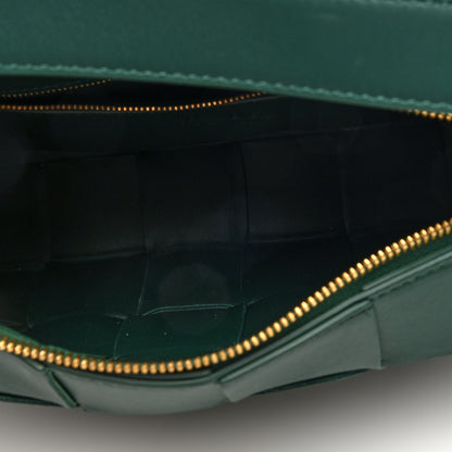 Bottega Veneta Lambskin Maxi Intrecciato Brick Cassette Bag Raintree Green 5 of 9