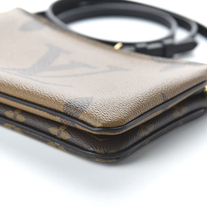 Louis Vuitton Reverse Monogram Giant Double Zip Pochette 7 of 10