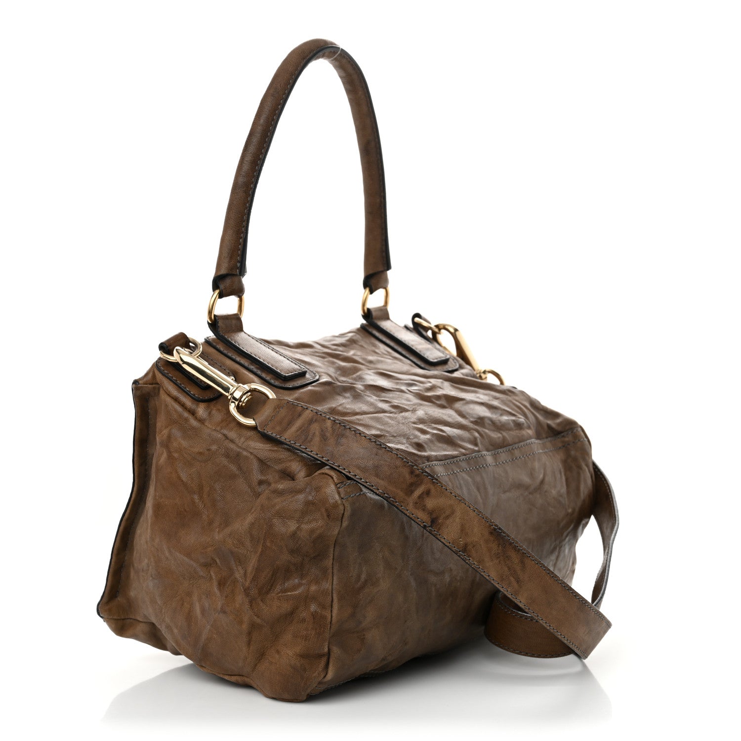 Givenchy Tumbled Sheepskin Medium Pandora Brown 3 of 12