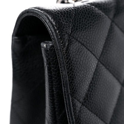 Chanel Caviar Quilted Jumbo Single Flap Black 19 of 19