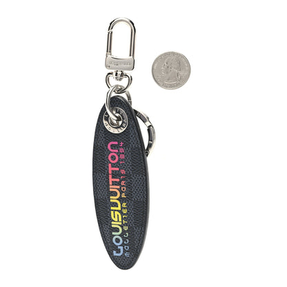 Louis Vuitton Damier Cobalt Jungle Bag Charm Key Holder 3 of 3