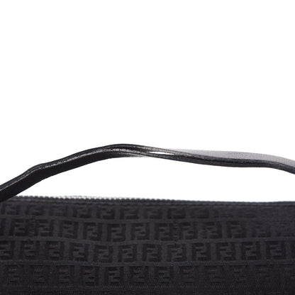 Fendi Zucchino Shoulder Bag Black 10 of 10
