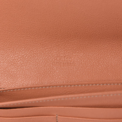 Chloe Metallic Calfskin Patchwork Chain Wallet Blush Nude 6 of 12