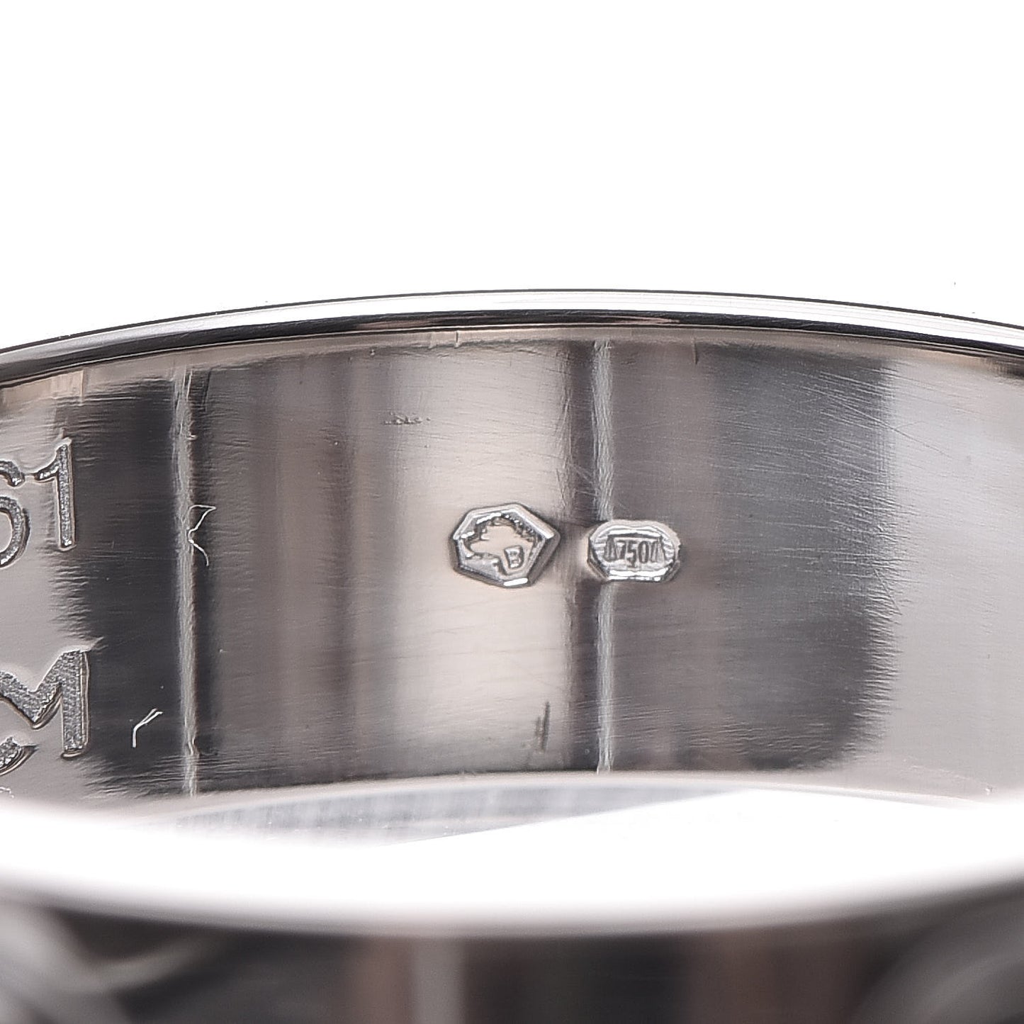 18K White Gold 5.5mm LOVE Ring 61 9.5