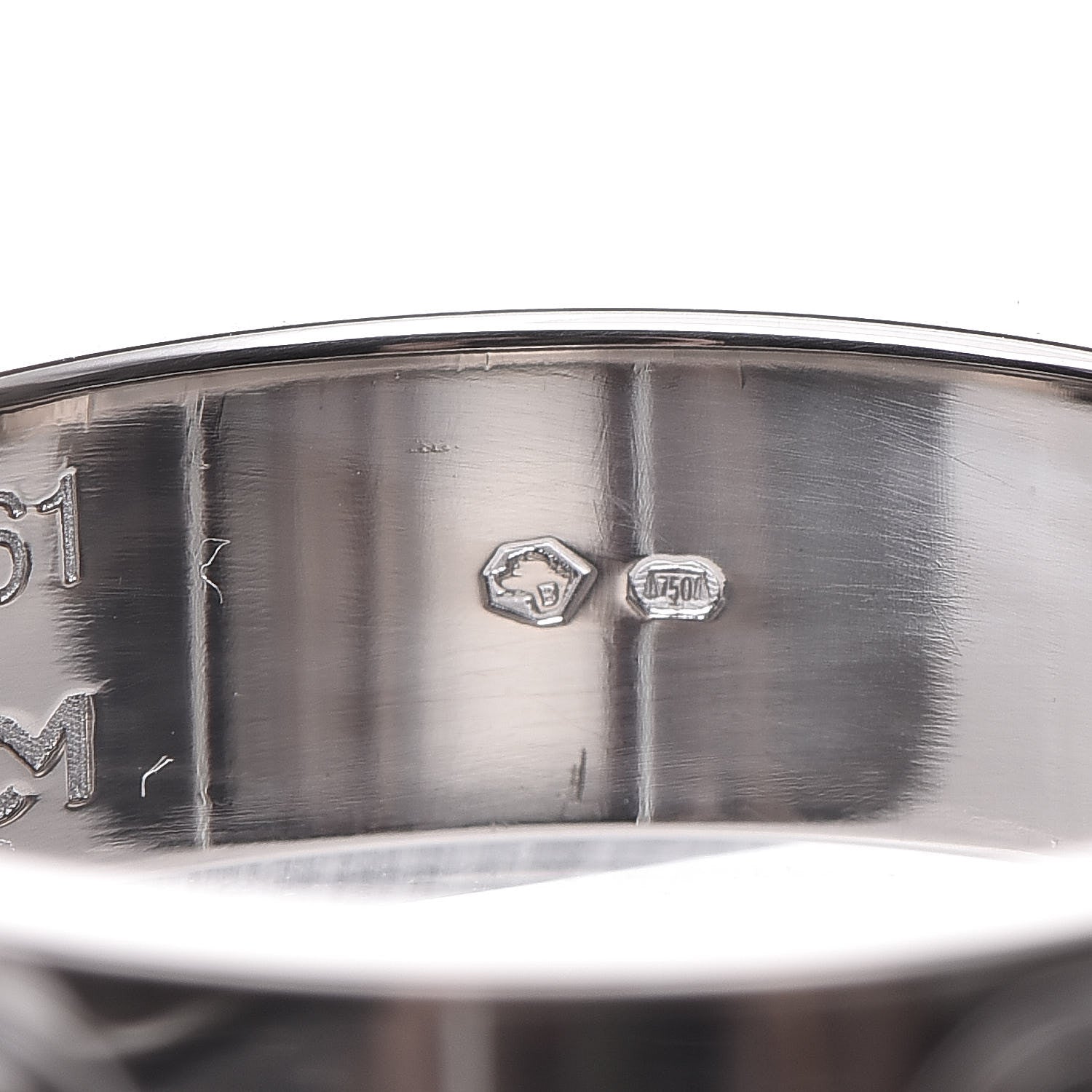 Cartier 18K White Gold 5.5mm LOVE Ring 61 9.5 5 of 5