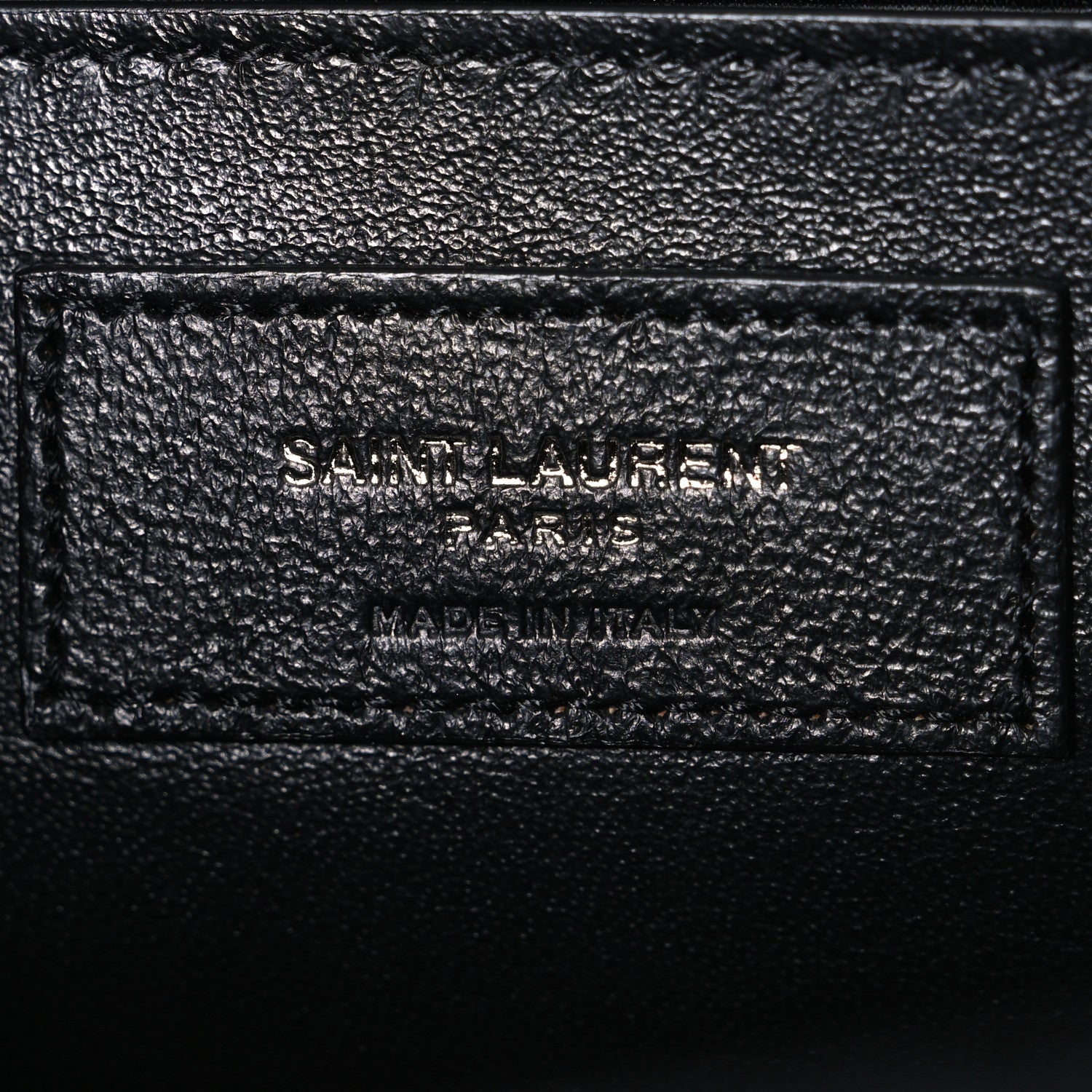 Saint Laurent Grain De Poudre Textured Mixed Matelasse Triquilt Medium Monogram Monochrome Satchel Black 6 of 10