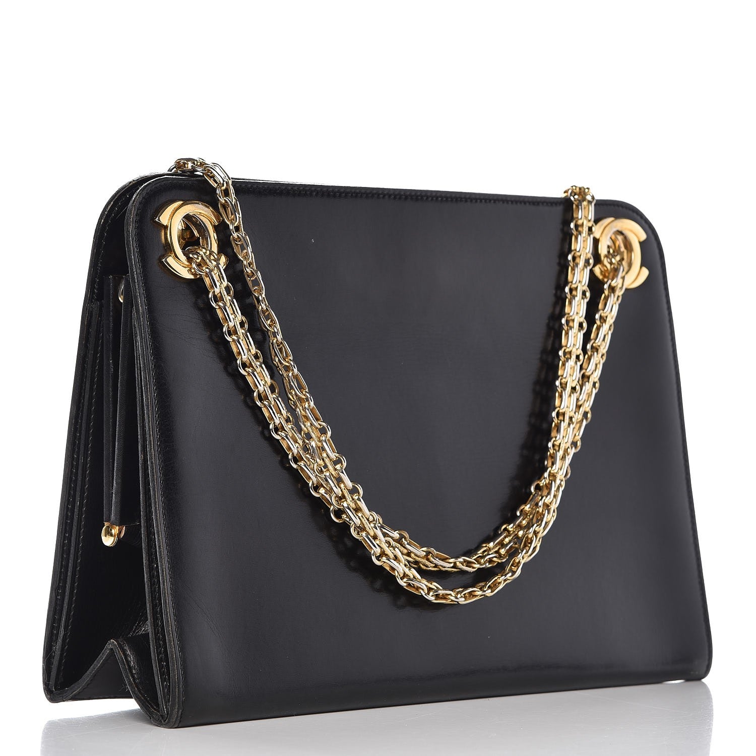 Chanel Lambskin CC Tote Black 17 of 20