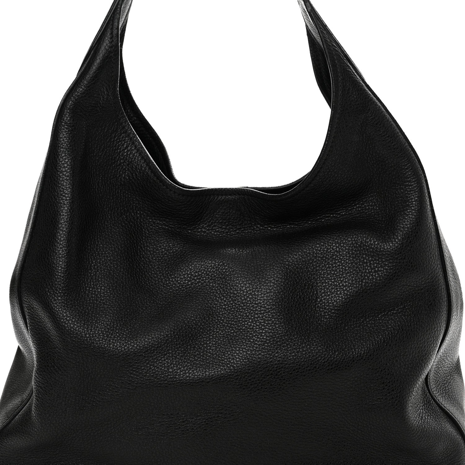 Prada Vitello Daino Medium Pocket Hobo Bag Black 8 of 17