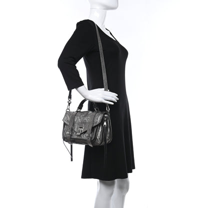 Proenza Schouler Metallic Lambskin PS1 Tiny Satchel Silver 2 of 9