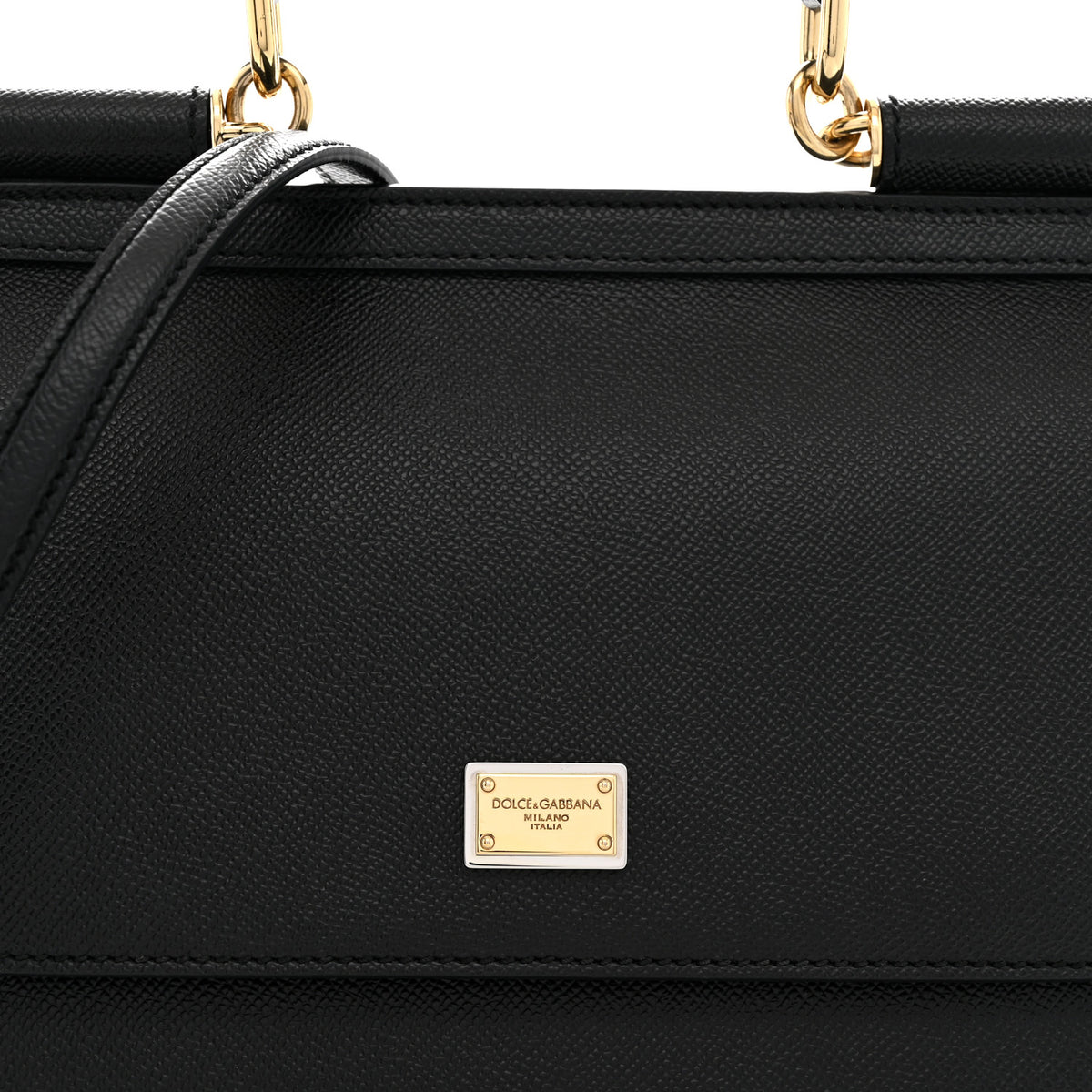 Dolce & Gabbana Dauphine Small Miss Sicily Satchel Black 7 of 10