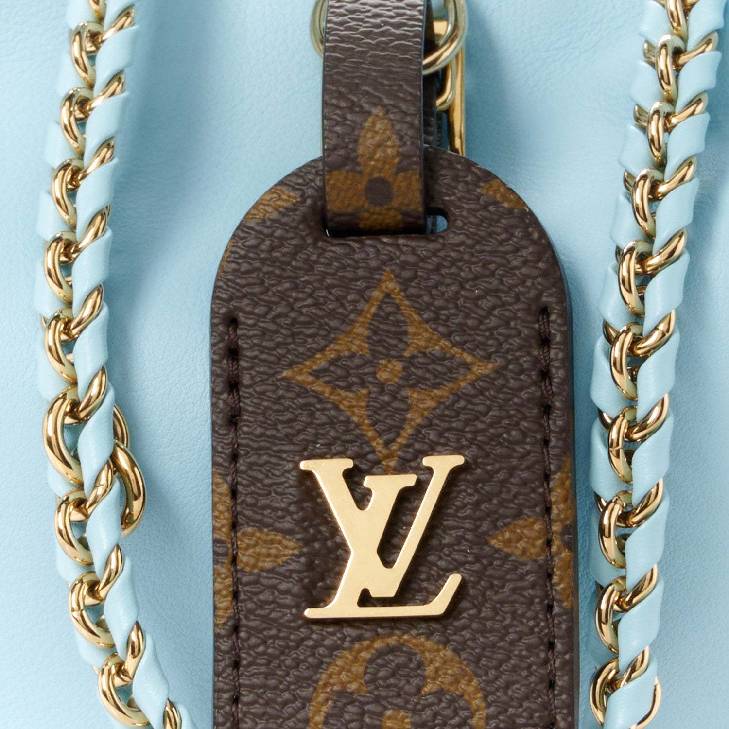 Louis Vuitton Lambskin Atlantis BB Baby Blue 7 of 10
