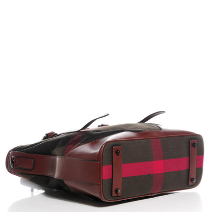 Burberry Canvas Mega Check Tote 4 of 9
