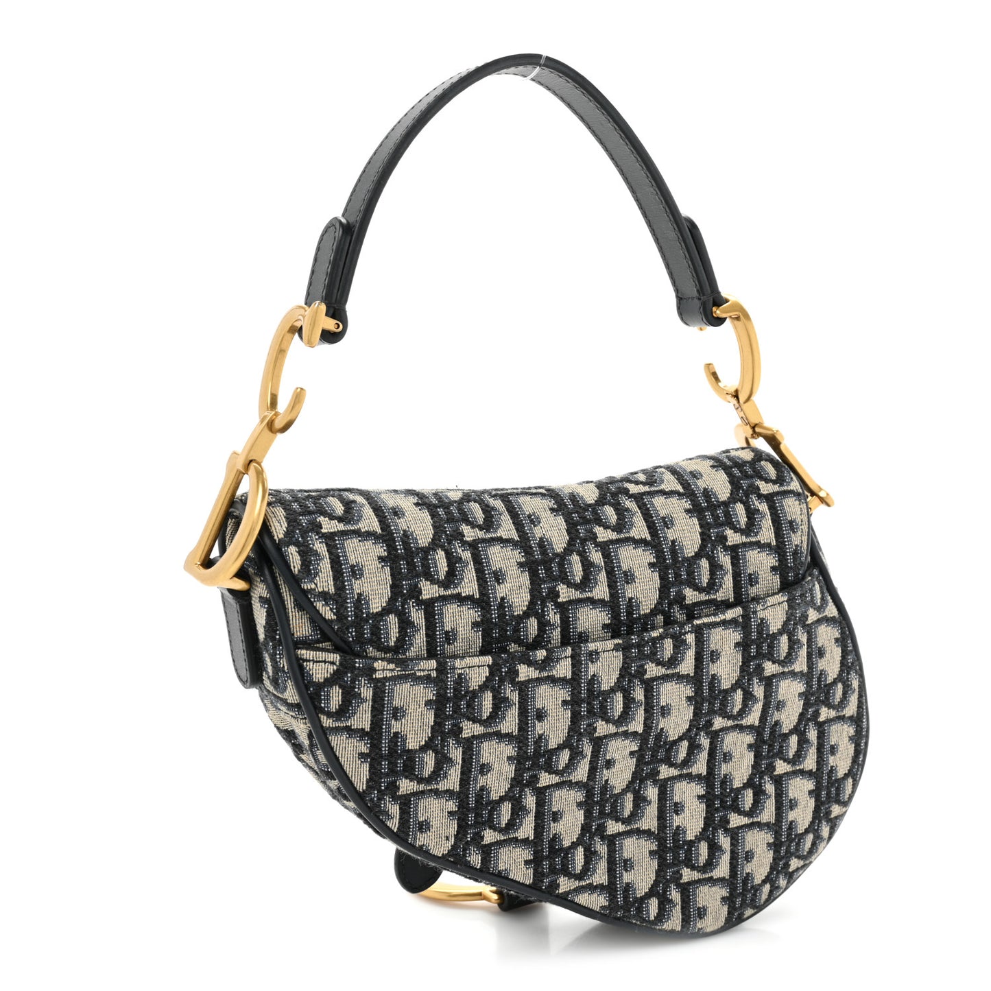 Oblique Mini Saddle Bag Blue