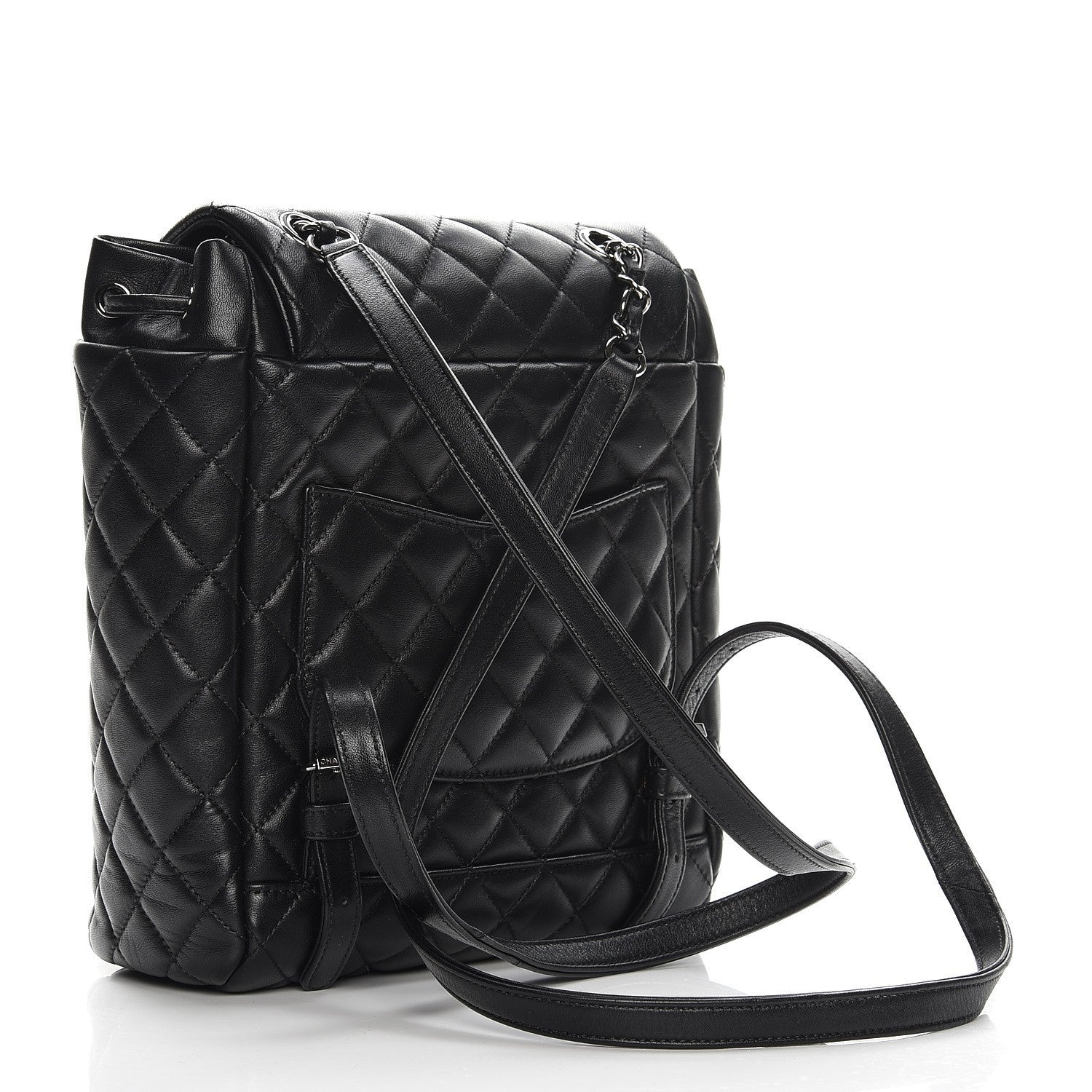 Chanel Lambskin Quilted Small Urban Spirit Backpack Black 3 of 8