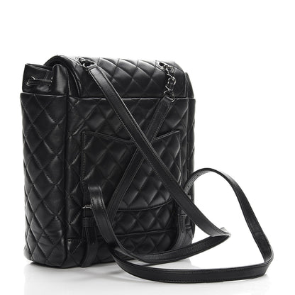Chanel Lambskin Quilted Small Urban Spirit Backpack Black 3 of 8