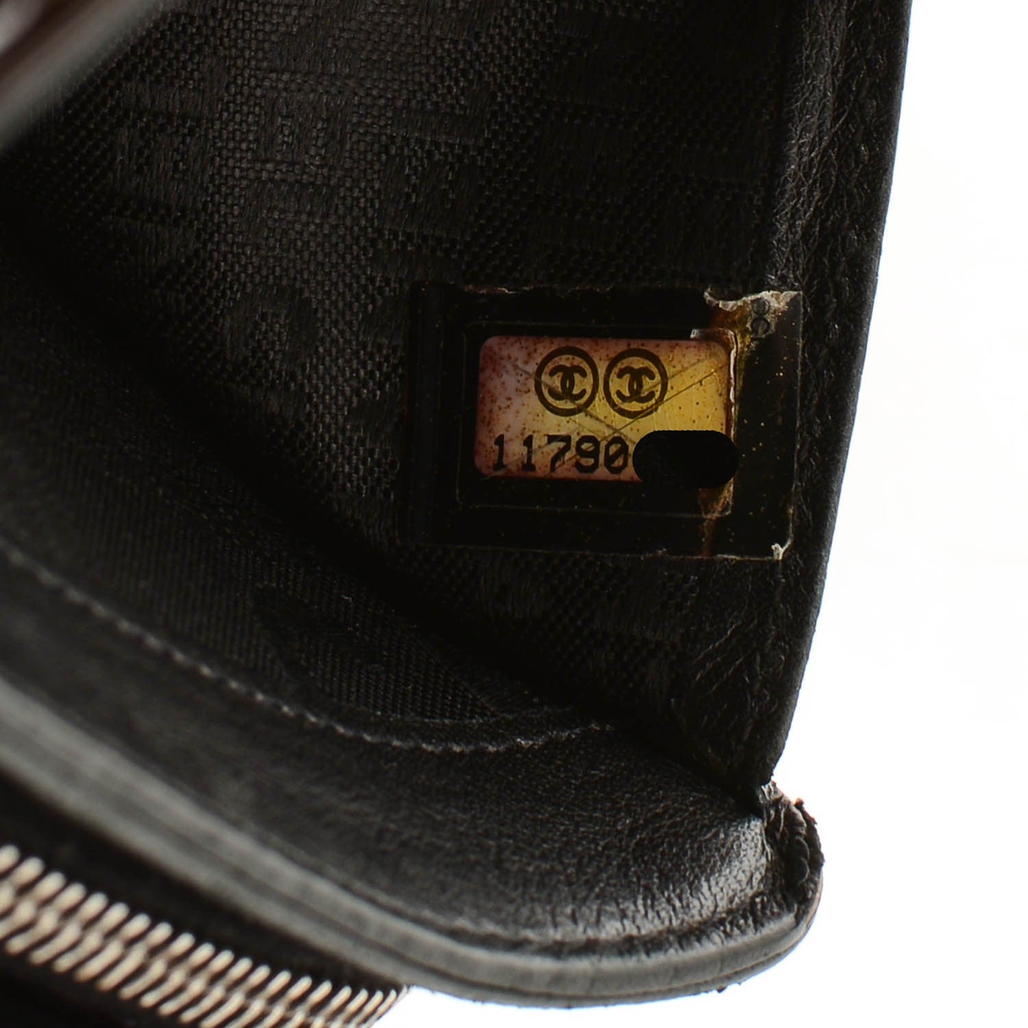 Chanel Patent Goatskin Compact CC French Wallet Black 8 of 8