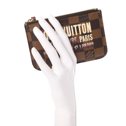 Louis Vuitton Damier Ebene Scribe Affiche Key Pouch 2 of 7