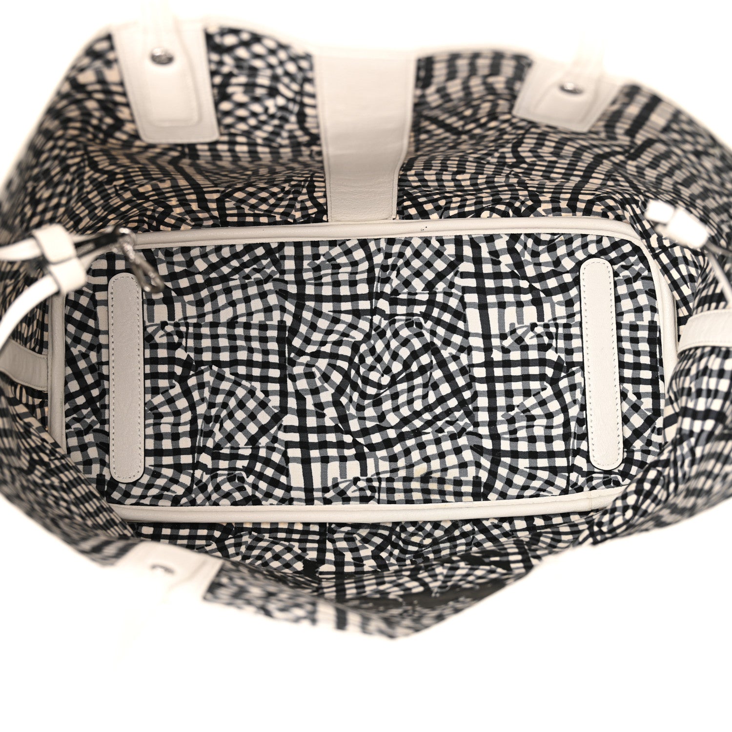 MCM Visetos Medium Liz Reversible Shopper Tote White 8 of 18