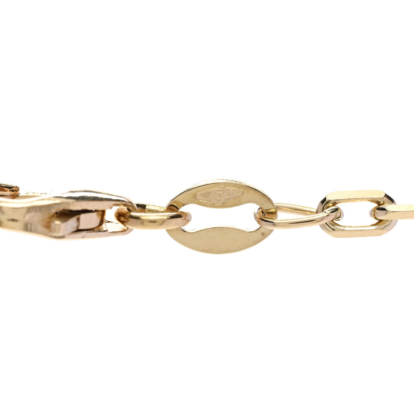 18K Yellow Gold Lucky Chain Necklace