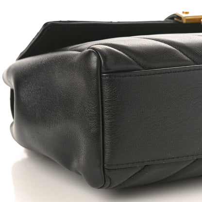 Chanel Calfskin Quilted Chevron In The City Bag Black 9 of 11