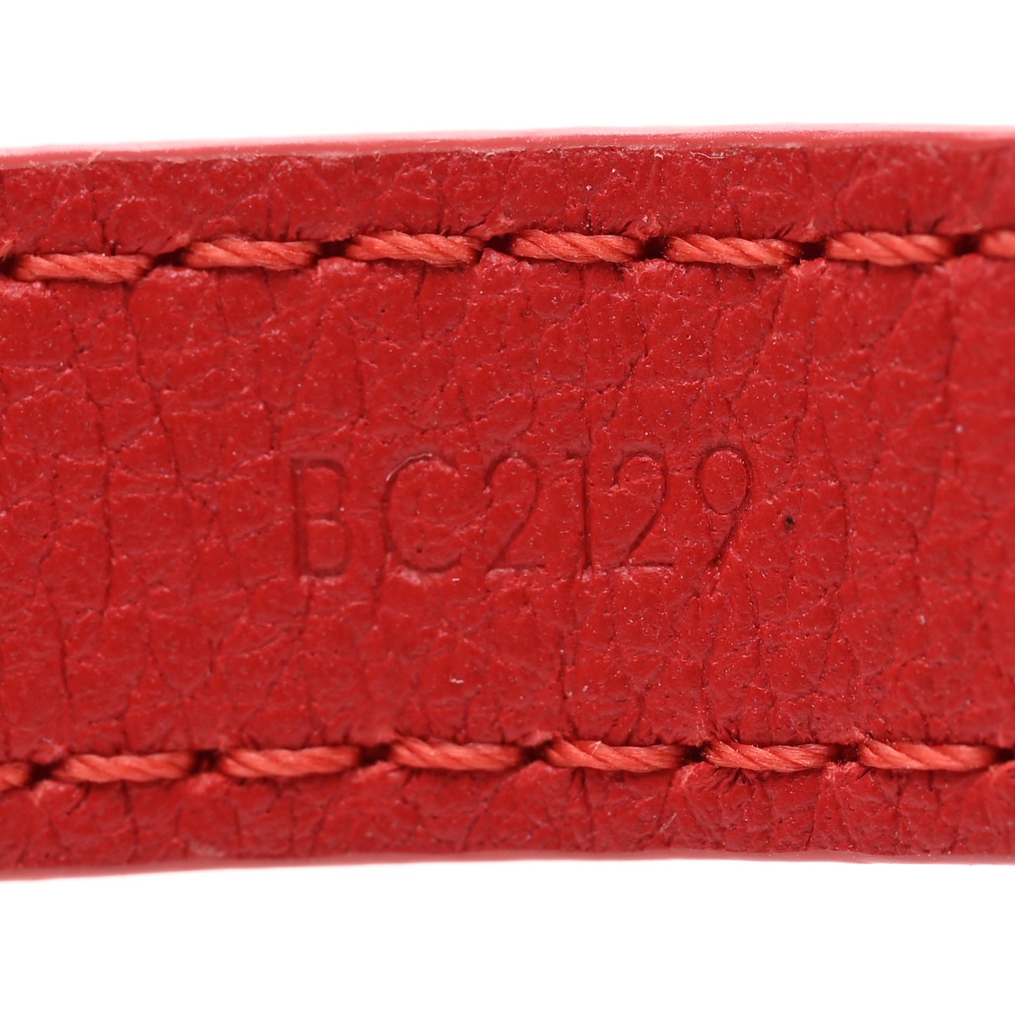 Calfskin Monogram Blooming Bracelet 19 Red