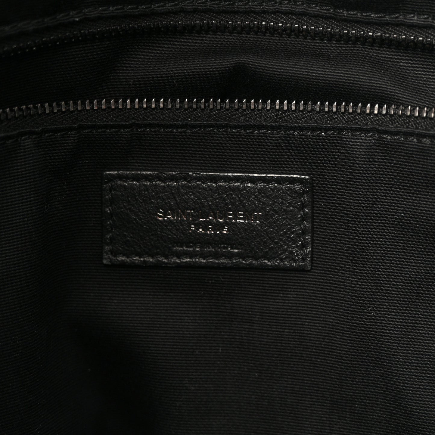 Crinkled Calfskin Matelasse Monogram Large Niki Shopper Tote Black