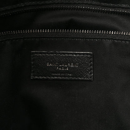 Saint Laurent Crinkled Calfskin Matelasse Monogram Large Niki Shopper Tote Black 6 of 12
