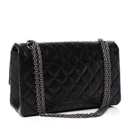 Chanel Aged Calfskin Quilted 2.55 Reissue 226 Flap Black 3 of 13