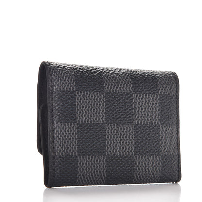 Louis Vuitton Damier Graphite Hard Sided Cufflinks Case 2 of 14