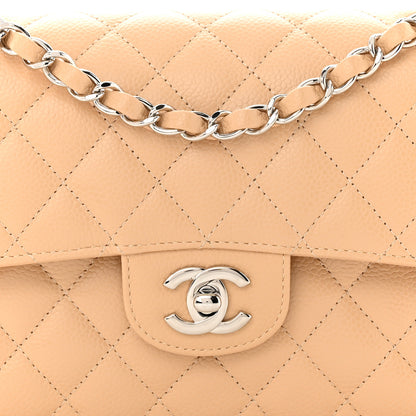 Chanel Caviar Quilted Small Double Flap Beige 8 of 11
