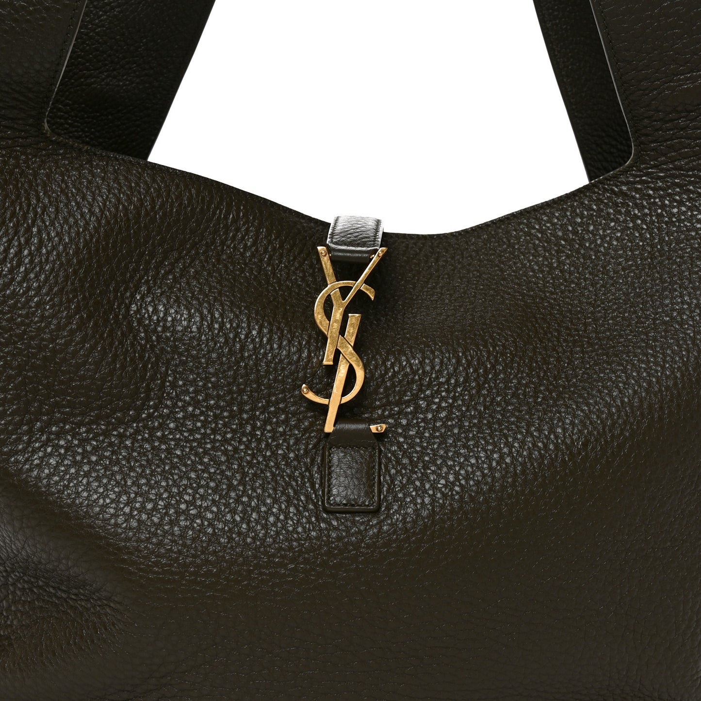 Grained Deerskin Bea Tote Light Musk