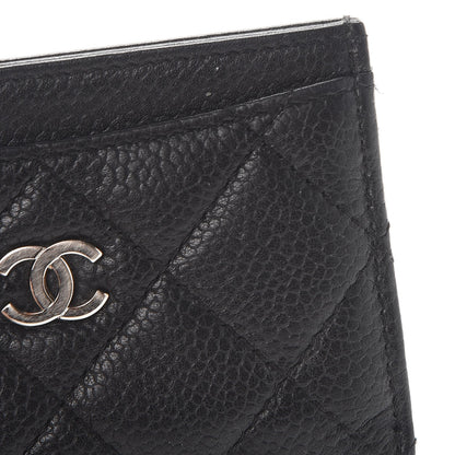 Chanel Caviar Quilted Card Holder Black 10 of 11