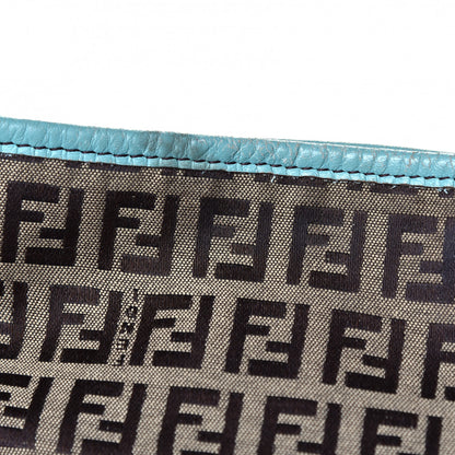 Fendi Zucchino Cuoio Chef Hobo Mogano Panna Laguna 6 of 12