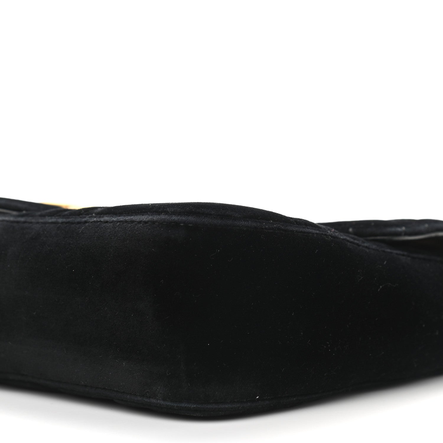 Gucci Velvet Matelasse Medium GG Marmont Shoulder Bag Black 9 of 9