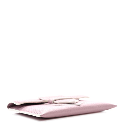 Delvaux Taurillon Soft Presse Visite Card Holder Pink 4 of 7