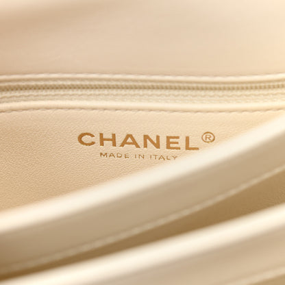 Chanel Lambskin Quilted Small Trendy CC Dual Handle Flap Bag White 6 of 10