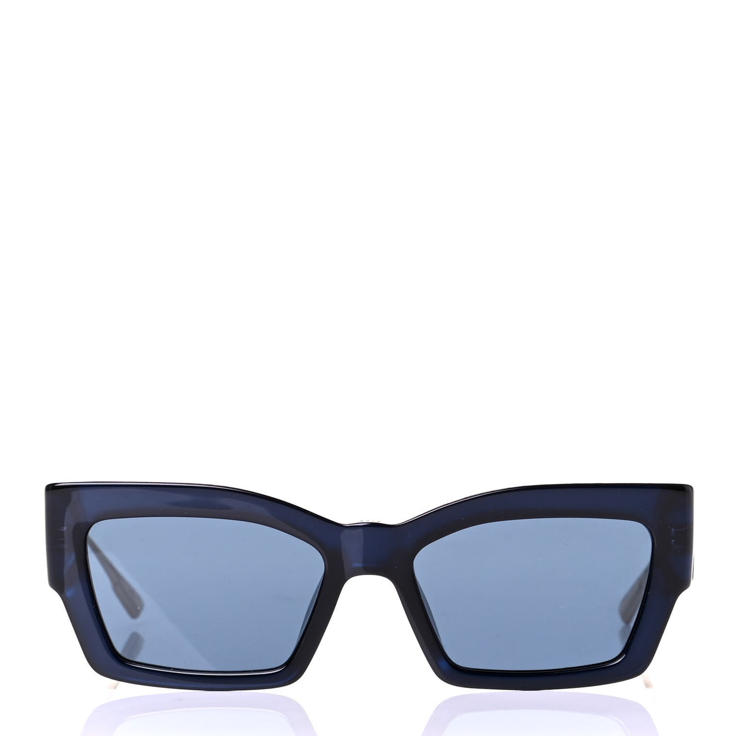 Acetate Cat Style Dior 2 Sunglasses Blue