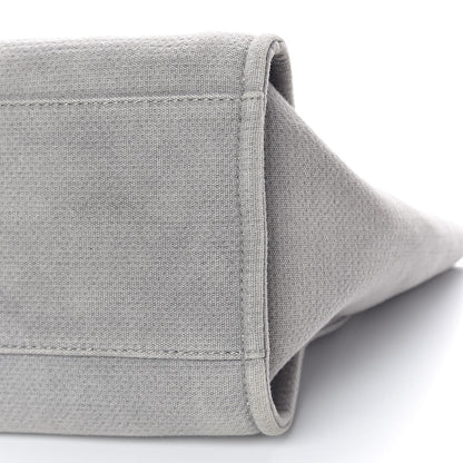 Chanel Canvas Large Deauville Tote Grey 10 of 16