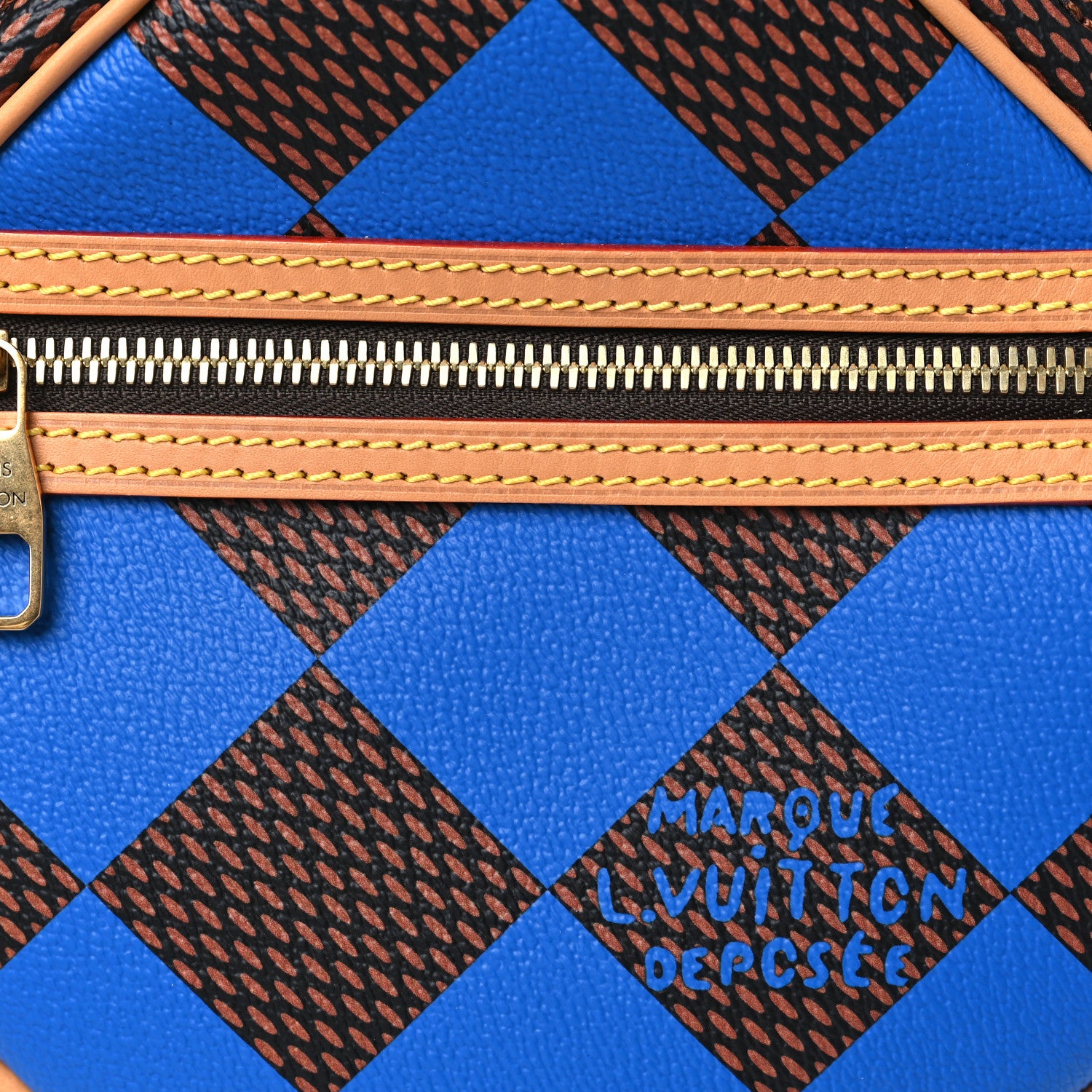 Louis Vuitton Damier Pop Chess Messenger Blue 12 of 17