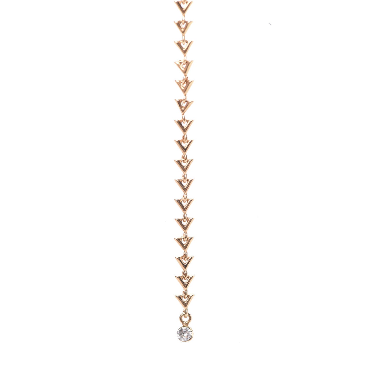 Petit Essential V Chain Ear Cuff Gold